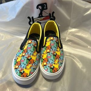 Kids Pokémon slide on shoes size 1